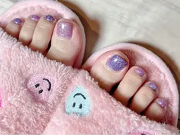 《オフ無し》Footちゅるんちゅるんワンカラー／グラデーション