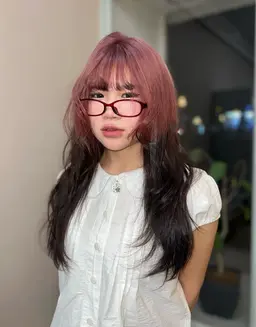 【大人気ルーツカラー専用メニュー】ブリーチ＋デザインカラー＋トリートメント込み(定額)🤍🤎