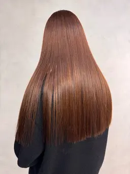 🥥カット+ケアカラー【カラー剤にケア剤を混ぜてダメージ軽減】🍨