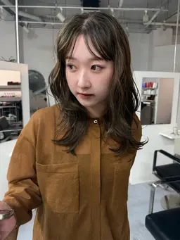 【オープン限定価格】（ブリーチなしで明るくしたい方へ）ブリーチなしダブルケアカラー／うる艶トリートメント