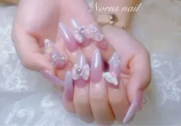 長出し+ 持ち込み🌟アート、大きいパーツ、スートン、シール150分つけ放題(埋め尽くし🅾️)