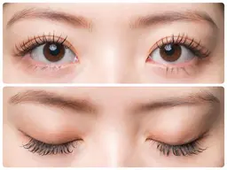 《新規オフ無料》濃さ×低負担×持続力！美容液込💫最先端技術フラットラッシュ(マツエク)【100本】