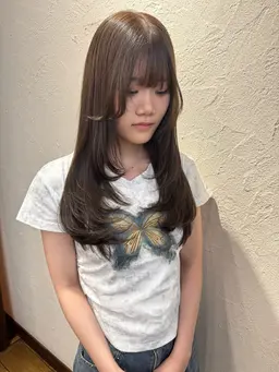 平日限定　朝のセットが簡単😳！韓国風レイヤーカット.カラー.トリートメント