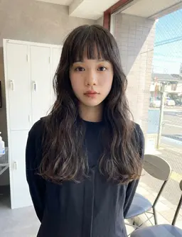 🉐ヘアオイル付き（280ml）透明感カラー¥6800