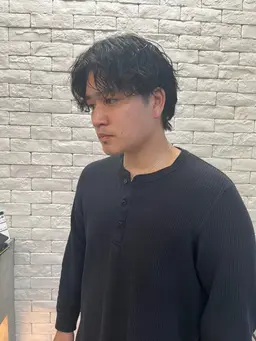 【パーマ率高め◎】メンズカット＋ニュアンス／デザインパーマ