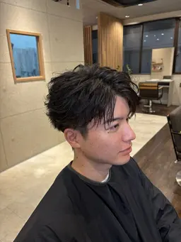 【超お得‼️】メンズカット+セット(アイロン可)