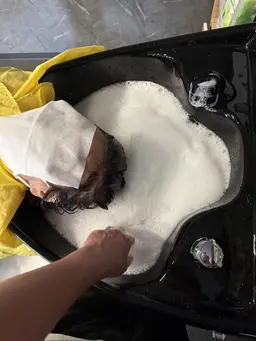 【魔法のバブルmarbb 導入サロン】 ＼marbb泡シャン体験／ カラー＋marbbマイクロバブルシャンプー＋ブロー