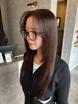 カラー ＋ 酸熱トリートメント 🤎