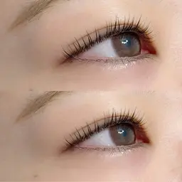 マスカラパーマ🩶ラッシュリフト＋ブラックティント