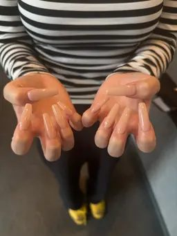 《ハンド》フルチップ長さだし10本☆ワンカラー