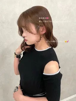 《💕ベストキープ💕》盛れる前髪+似合わせ顔まわりカット+コテ巻き