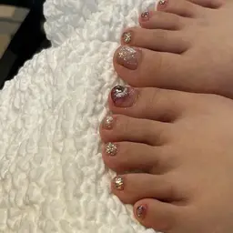 【初回オフ無料♪】フットおまかせニュアンスネイル