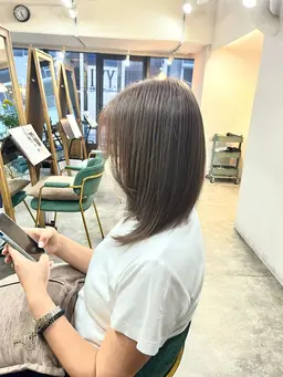 【脱白髪染め】白髪ぼかしハイライト＋似合わせカット＋補修トリートメント🧚🏻‍♂️