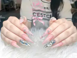 ジェル】 6本アート・ストーン・パーツつけ放題◇¥10900→¥9450オフ無料