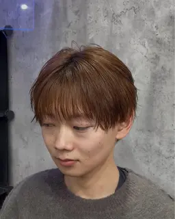 【💚初カラーにもおすすめ💚】メンズカット➕炭酸クレンジングで頭皮ケア＋透明感ワンカラー