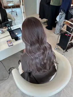 【🌸新生活就職前におすすめ🌸】トーンダウンワンカラー+最新トリートメント【オリーブグレージュ】【マロンブラウン】