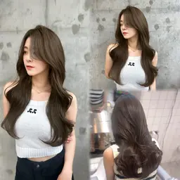 NEWオープン記念☆ 韓国風小顔カット+フルカラー+韓国式超音波TR　￥9000