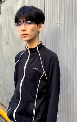 メンズカット＋自然な毛流れに曲がる縮毛矯正