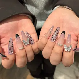 チップ長さだし10本他店オフありシンプルデザインフリー