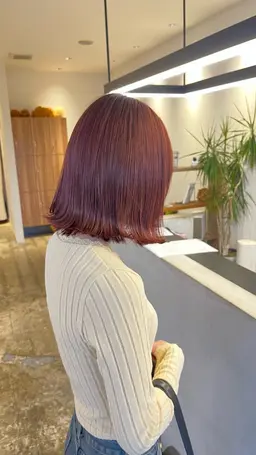 [ショートヘアの方限定]ブリーチなしワンカラー🌟(白髪染め🉑)
