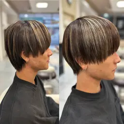 🌸1日1名様限定🌸【メンズ限定】メンズカット＋ブリーチorメッシュハイライト＋カラー