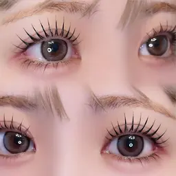 軽くてモチNO.1最新💫束感flat lash🌟100本👉5500❣️コーティング付き🎀(LED➕1000）