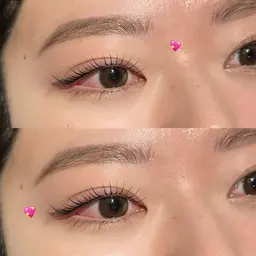 💞まつげパーマ+アイブロウwax (メイク込)💞