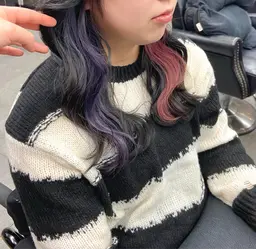 💜【インナーカラー】🩷デザインカラーお任せください♪施術価格は【10%OFF】表記は【ロング料金】です！！