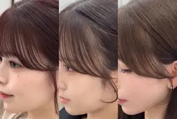 【生え癖矯正】クロスパーマ×顔まわり小顔カット💇‍♀️