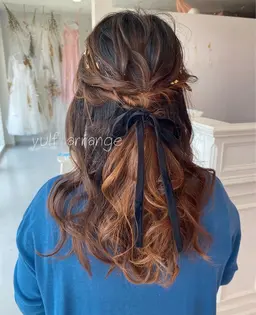 《時短で可愛く♪》おでかけ前の*巻き髪アレンジ[津市/久居/アレンジ]