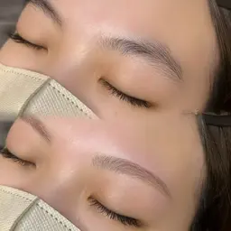 美眉アイブロウWAX(間引き・メイクあり)＋眉色調整 ¥8,500