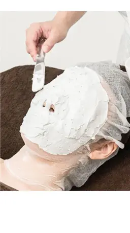 【むくみ・くすみケア】フェイシャル、デコルテ＋石膏パック　¥13200→¥6000
