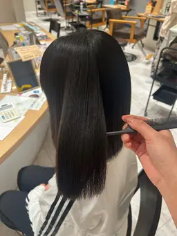 うねり防止!!縮毛矯正+カット