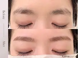 カレンアイブロウデザイン🤍(眉毛カット)(眉メイク)