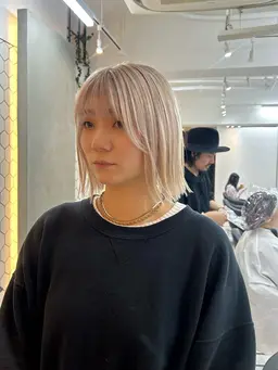 🌈リピーター様🌈カット+ダブルカラー(ブリーチ込)