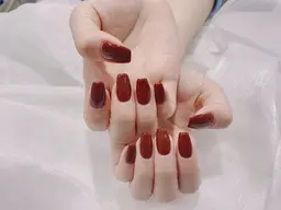 スカルプ 長さたしシンプルワンカラー