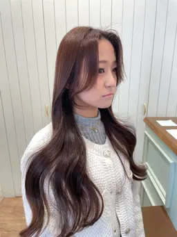 韓国🇰🇷🩶前髪+顔まわりカット＋アイロンセット🩶
