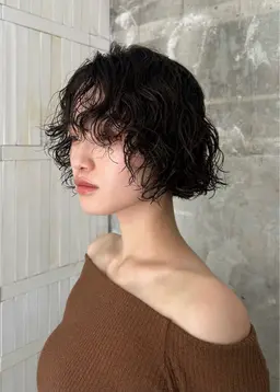 似合わせカット + ラフパーマ🌀【朝のセットが楽になる】