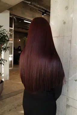 パツっとカット　(ミディアム​〜​ロング)＋marbb