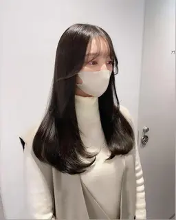 🫧🍒カット+カラー+前髪縮毛矯正🍒🫧