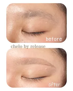 ⭐️アイブロウスタイリング💛 自眉を活かして要らない産毛をWAXで処理していきます。