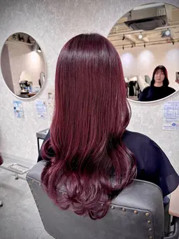 【補足説明必読】コテ巻き風・無重力パーマ＋カット付き