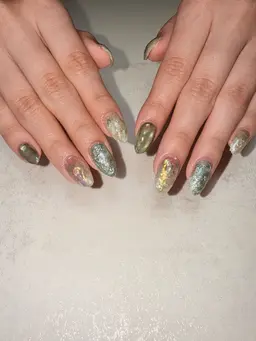 【オフ込】おまかせニュアンスネイル＊Amulet Art Full💅🏻🌕