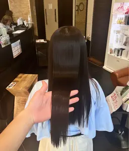 【注目メニュー】美髪縮毛矯正+aujuaTRor髪質改善TR(カット別)