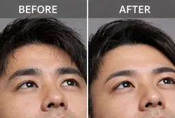 【メンズ◆】美眉Waxスタイリング　間引き50本までOK！