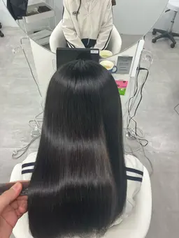 美髪縮毛矯正+トリートメント