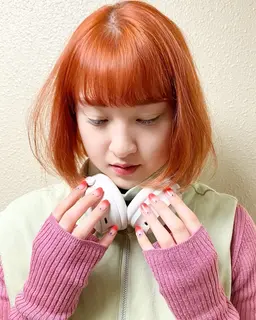 💛【かわいいハイトーン】ブリーチ+オンカラー♡デザインでお悩みの方はこちらをお選びください♡