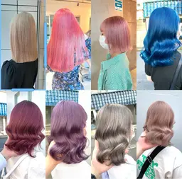 【ブリーチ無料】🩵カット×ブリーチ×カラー🩵コテ巻き付き✨