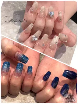チップで長さ出し10本💅(オフなし)ラメグラorワンカラーorマグネット✨