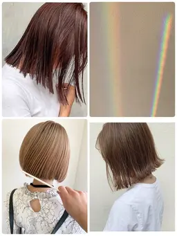 ブリーチリタッチ＋カラー　🟡ミニモ学割あり